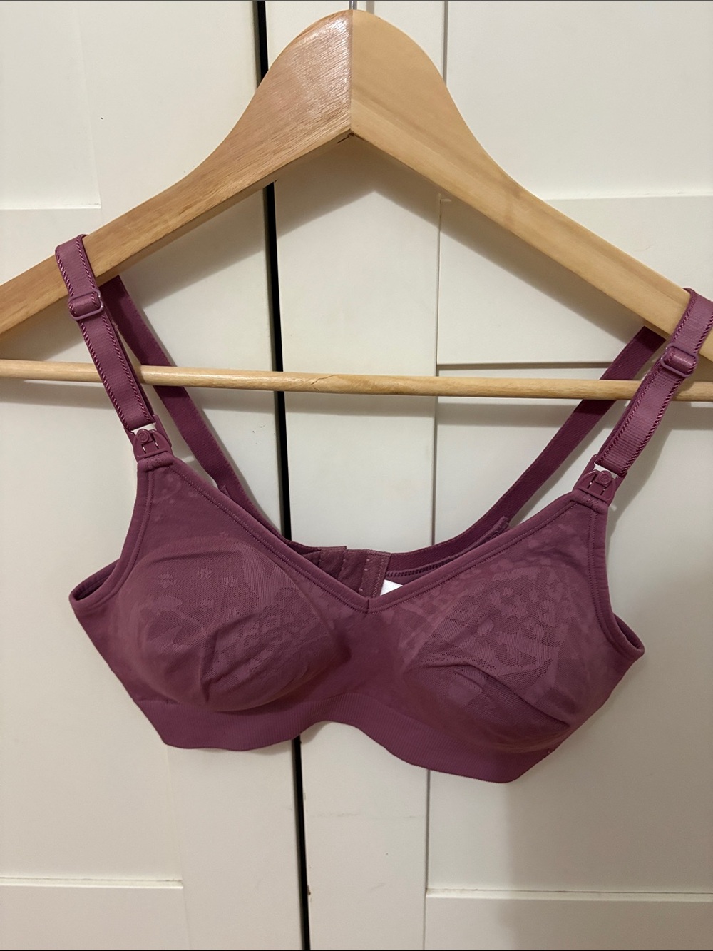 New Bravado Purple Wireless Nursing - Body Silk Seamless